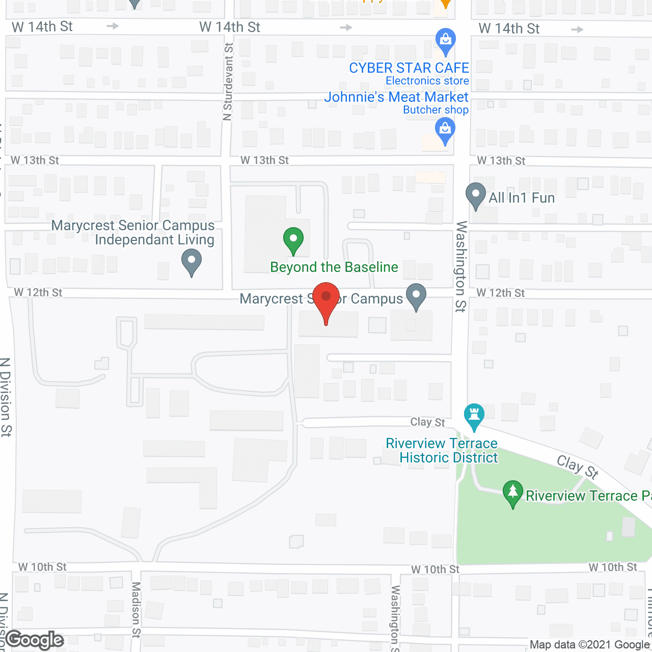 Marycrest Senior Housing in google map
