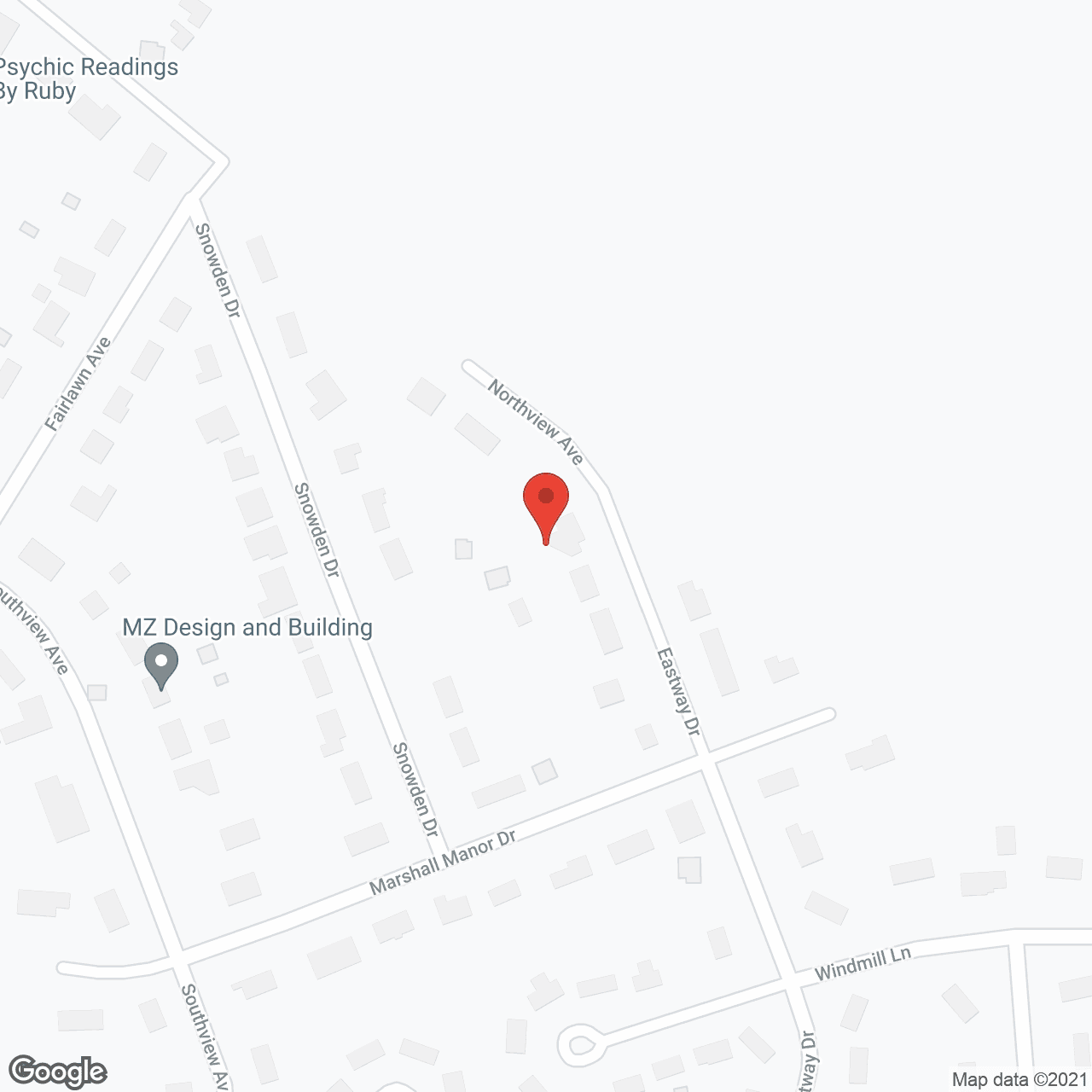 Montgomery Eldercare at Eastway in google map