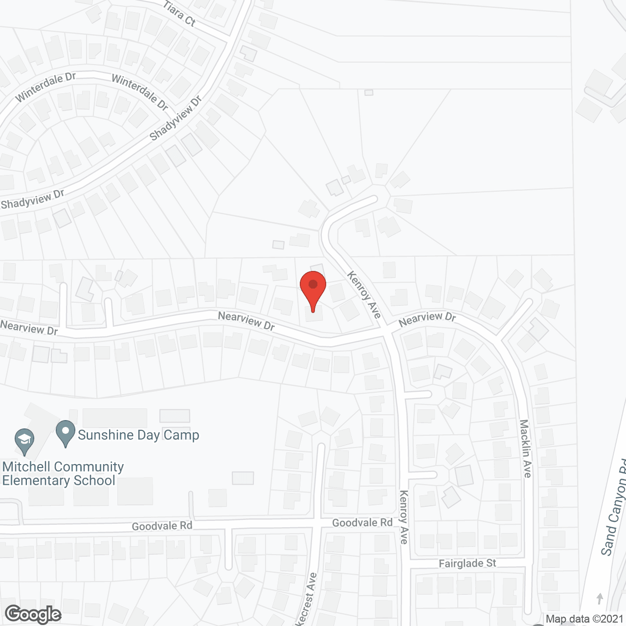 Sierra Hills Homecare in google map