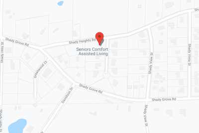 Seniors Comfort Assisted Living in google map