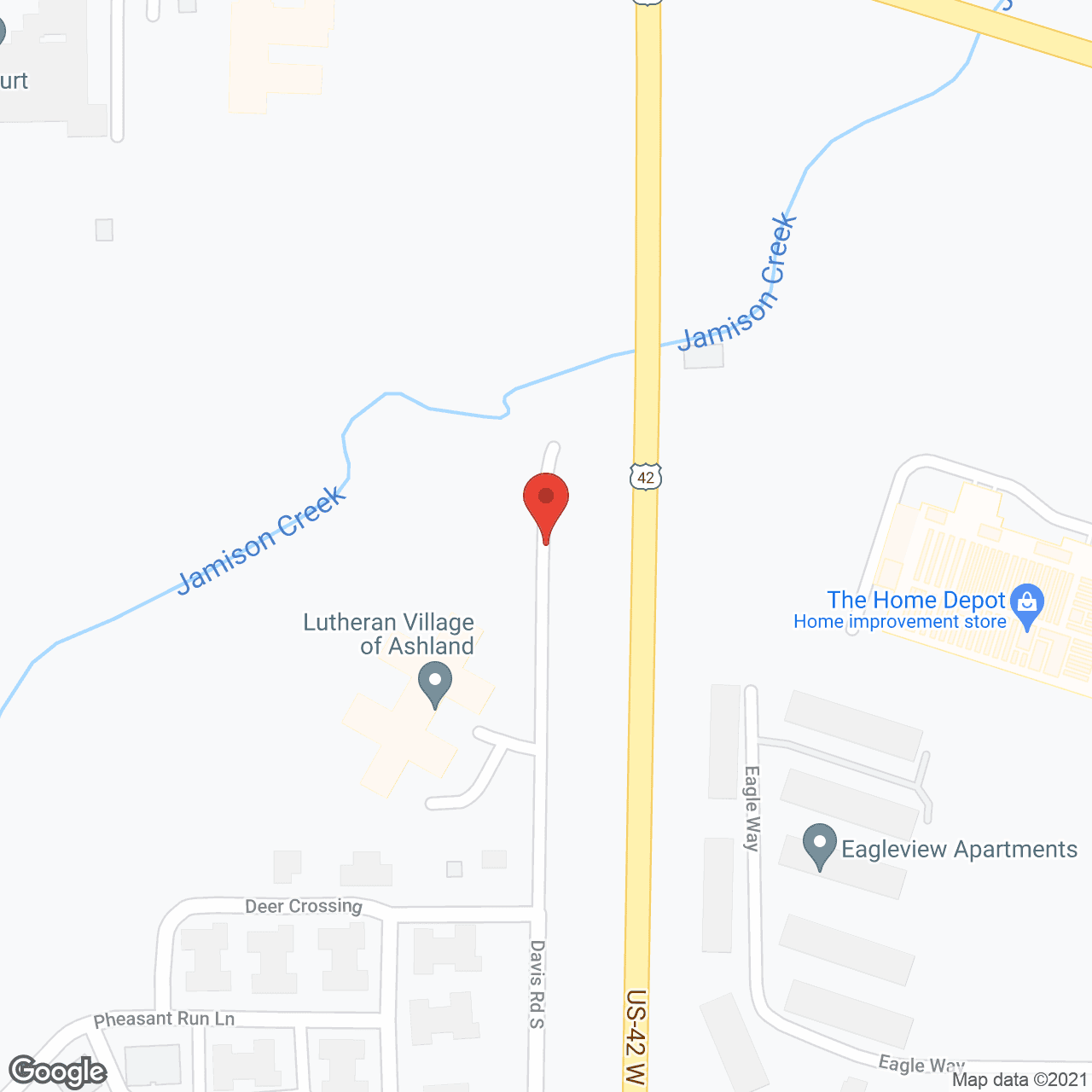 Lutheran Village of Ashland in google map