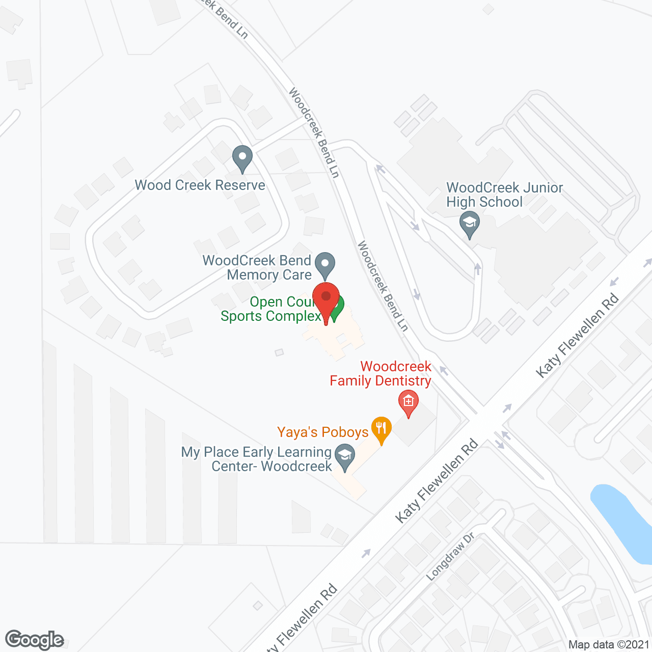 WoodCreek Bend Memory Care in google map