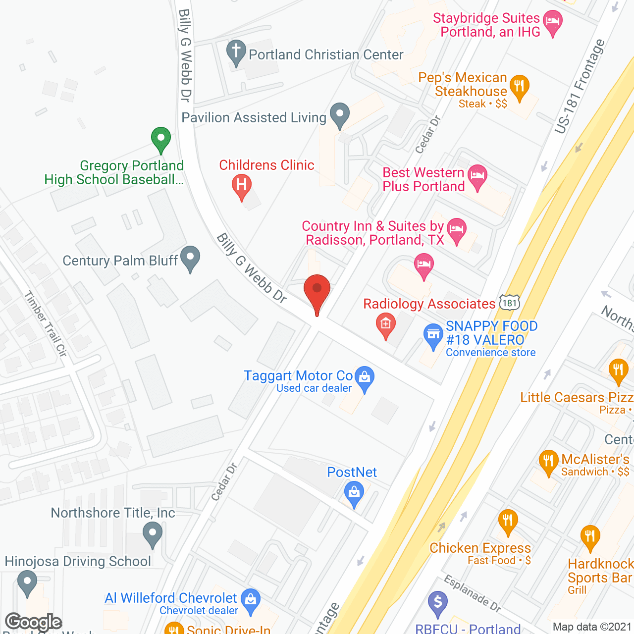 Pavilion Assisted Living in google map