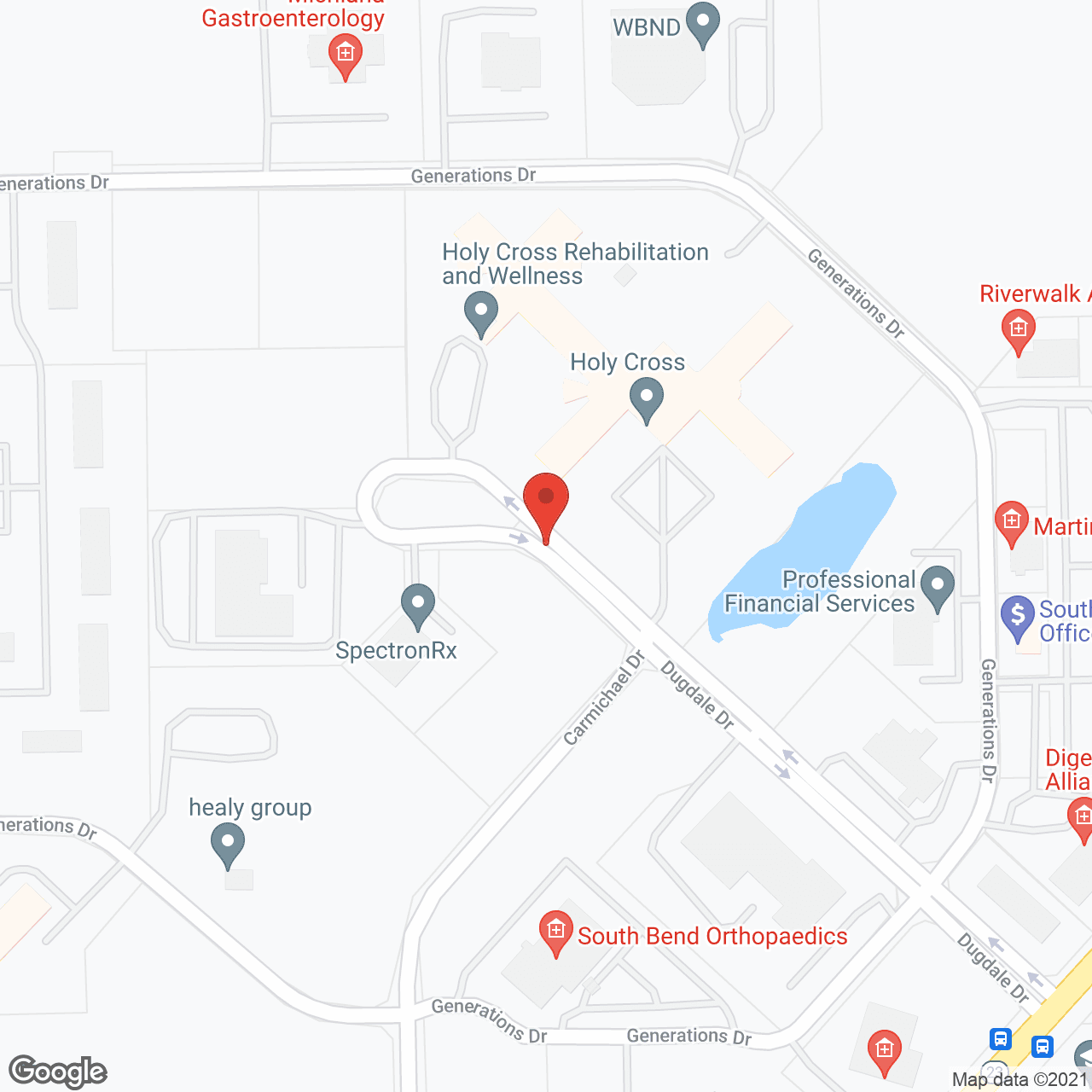 Holy Cross Care and Rehab Ctr in google map