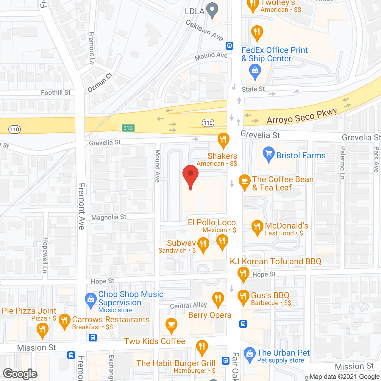Mission Hospice in google map