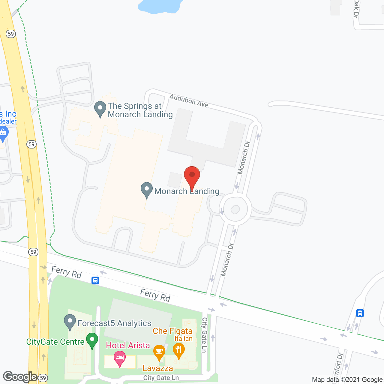 Monarch Landing in google map