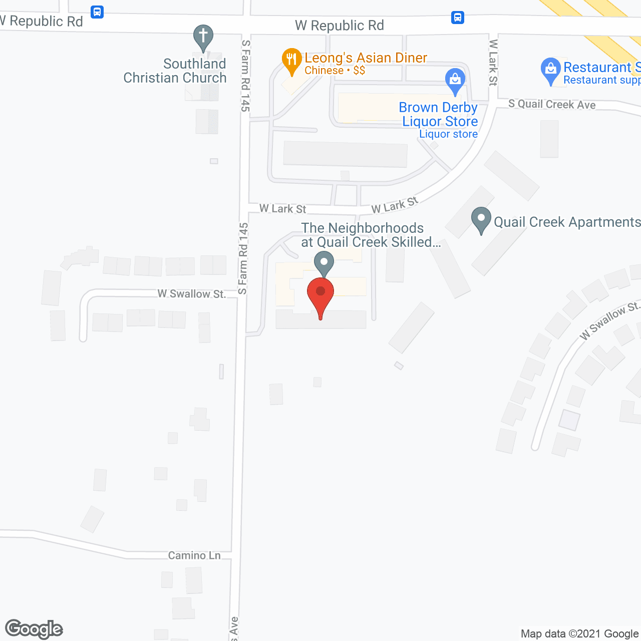 The Neighborhoods at Quail Creek in google map