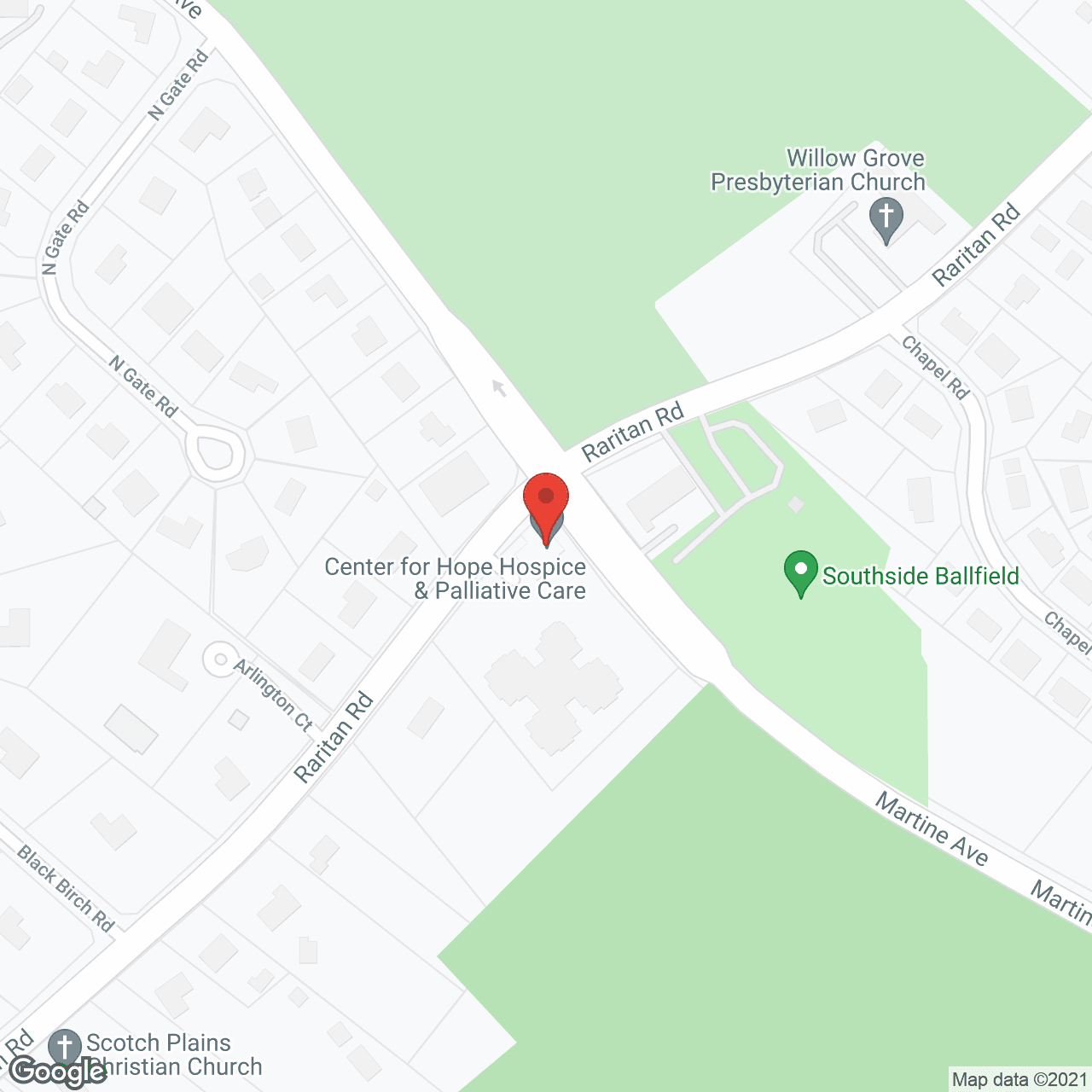 Center For Hope Hospice in google map