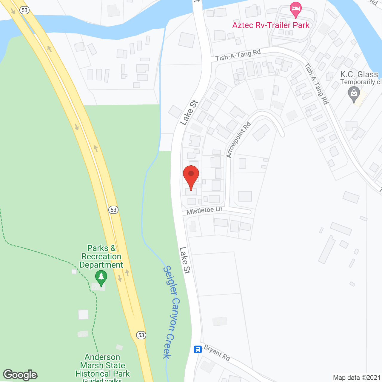 Three Lakes Assisted Living Facility in google map