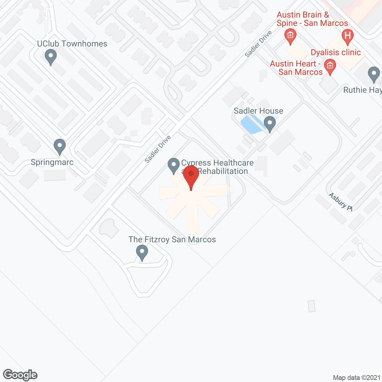 Regent Care Center in google map