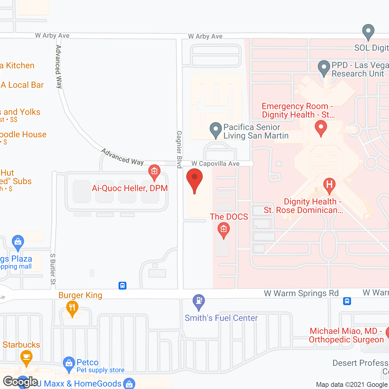 Legacies Memory Care at San Martin in google map