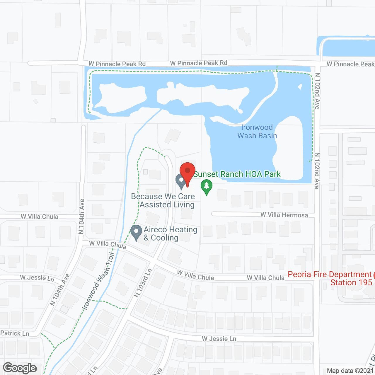 Because We Care 2 LLC in google map