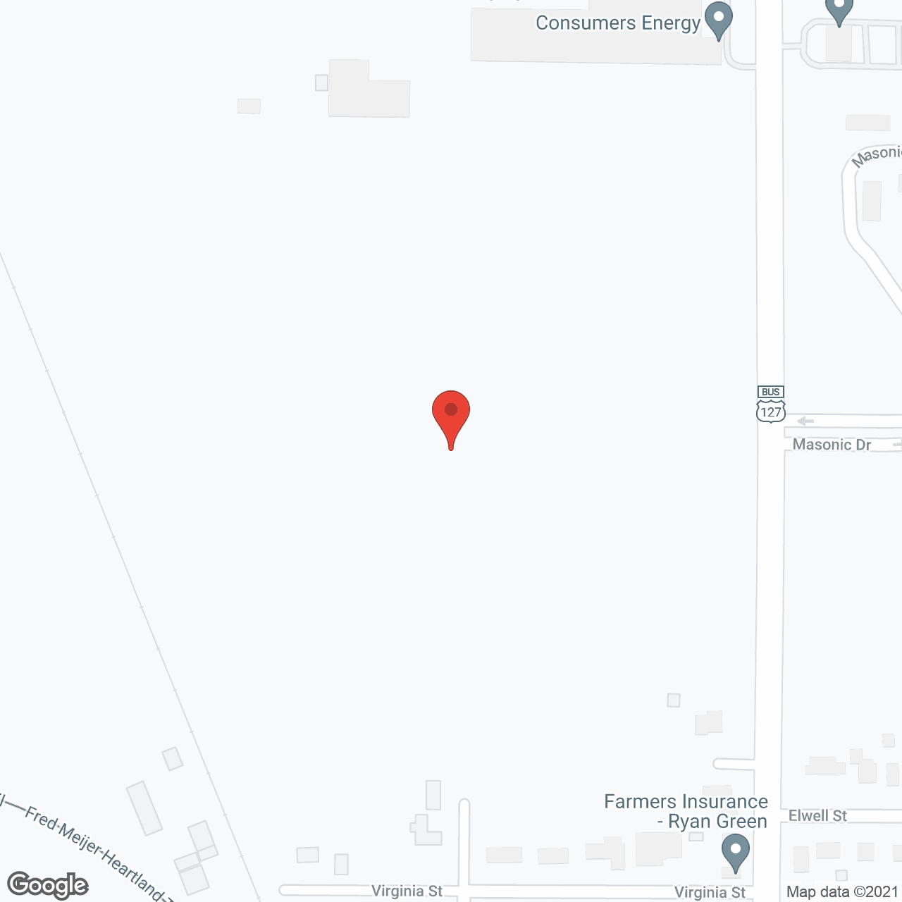 Michigan Masonic Home in google map