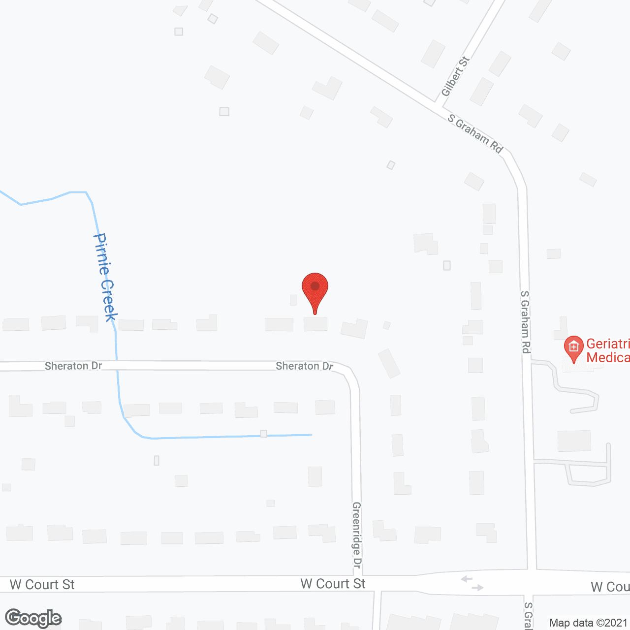 Serenity Assisted Living II in google map