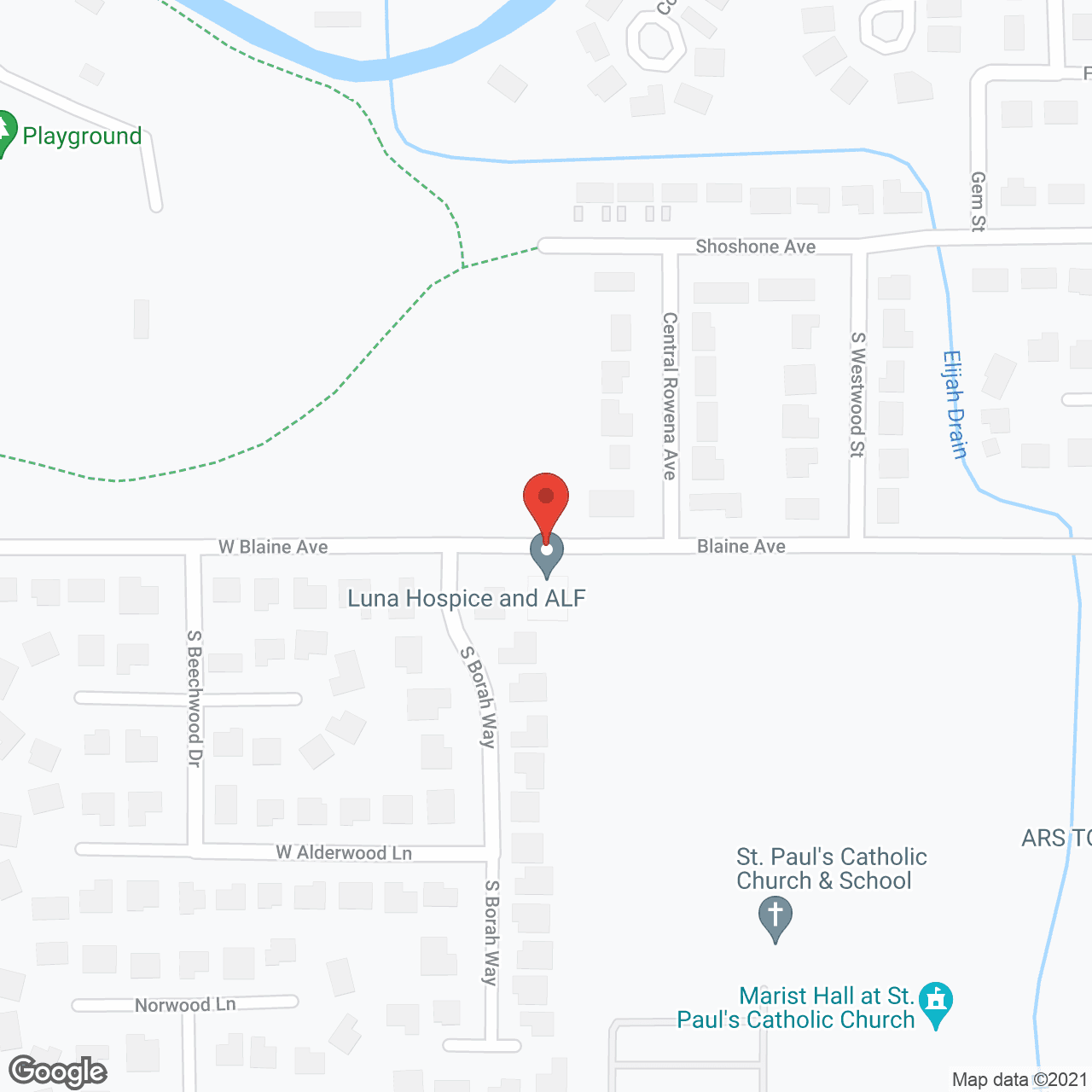 Advanced Assisted Living in google map