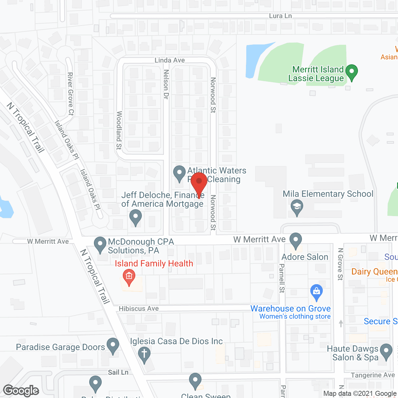 Norwood Assisted Living in google map
