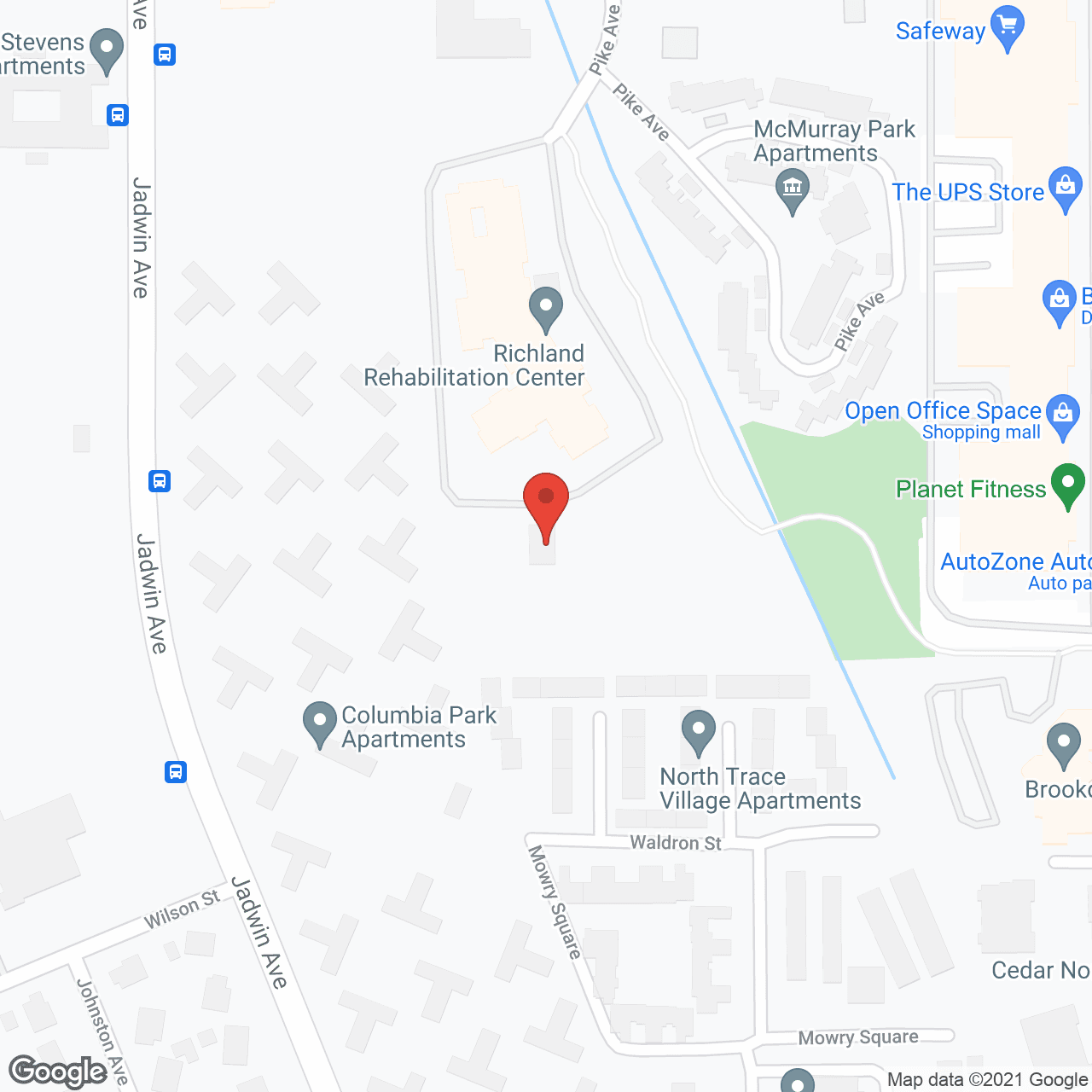 Prestige Assisted Living at Richland in google map