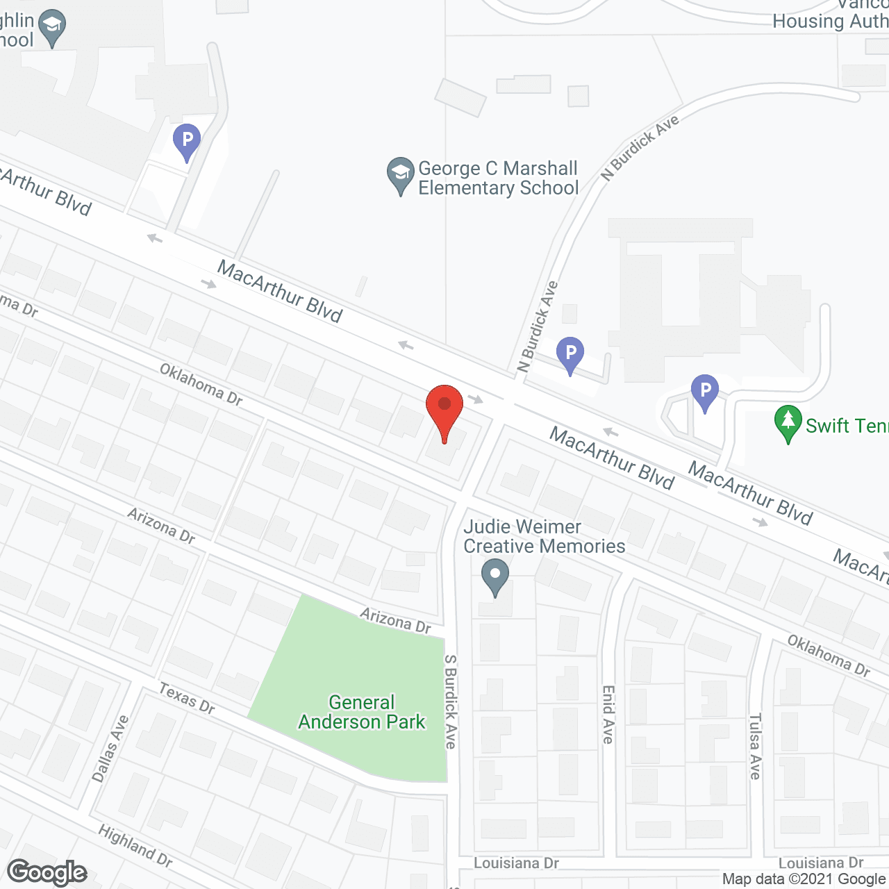 Evergreen Crest AFH in google map