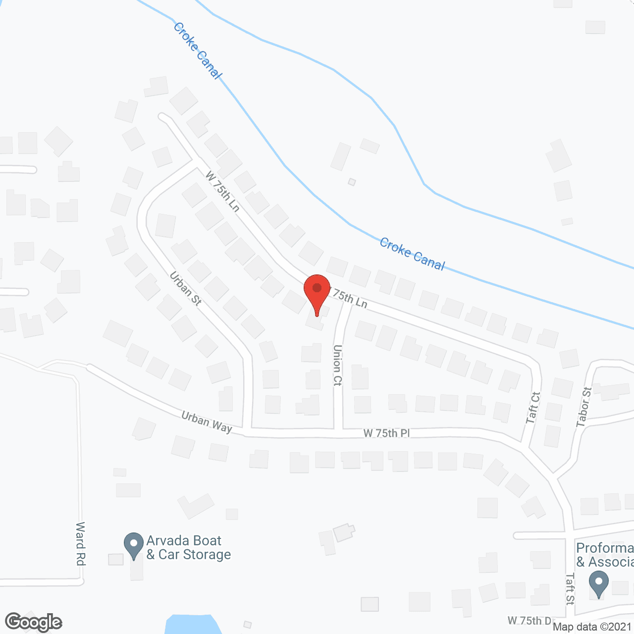 Union Court Assisted Living in google map