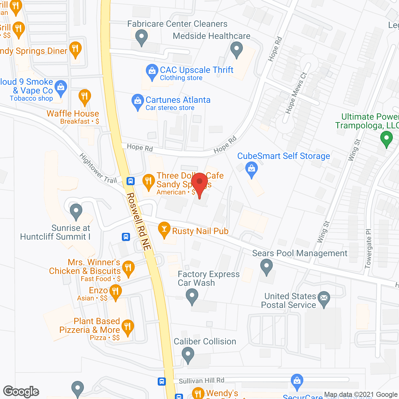 National Home Health Care in google map