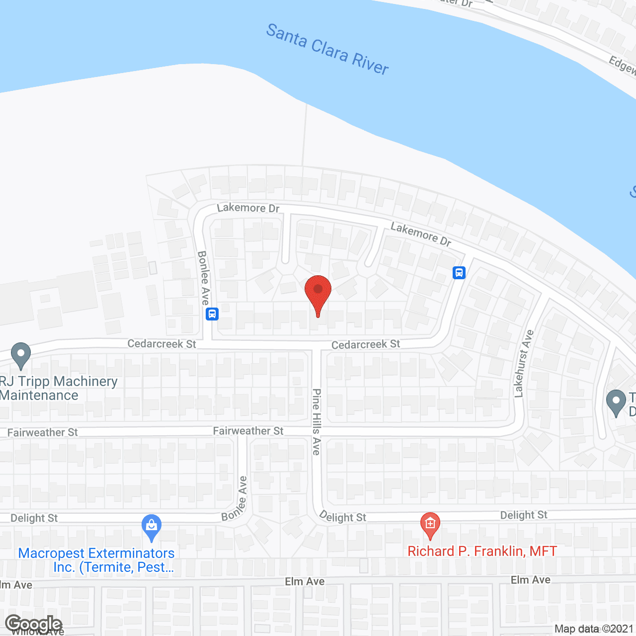 Cedarcreek Villa in google map