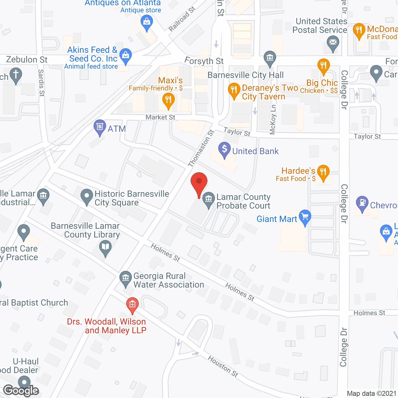 Medical Center Of Central Ga in google map
