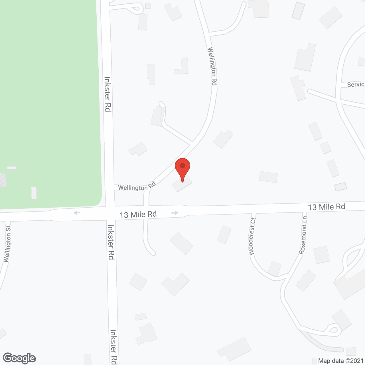 Franklin Hills in google map