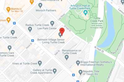 Belmont Village Turtle Creek in google map