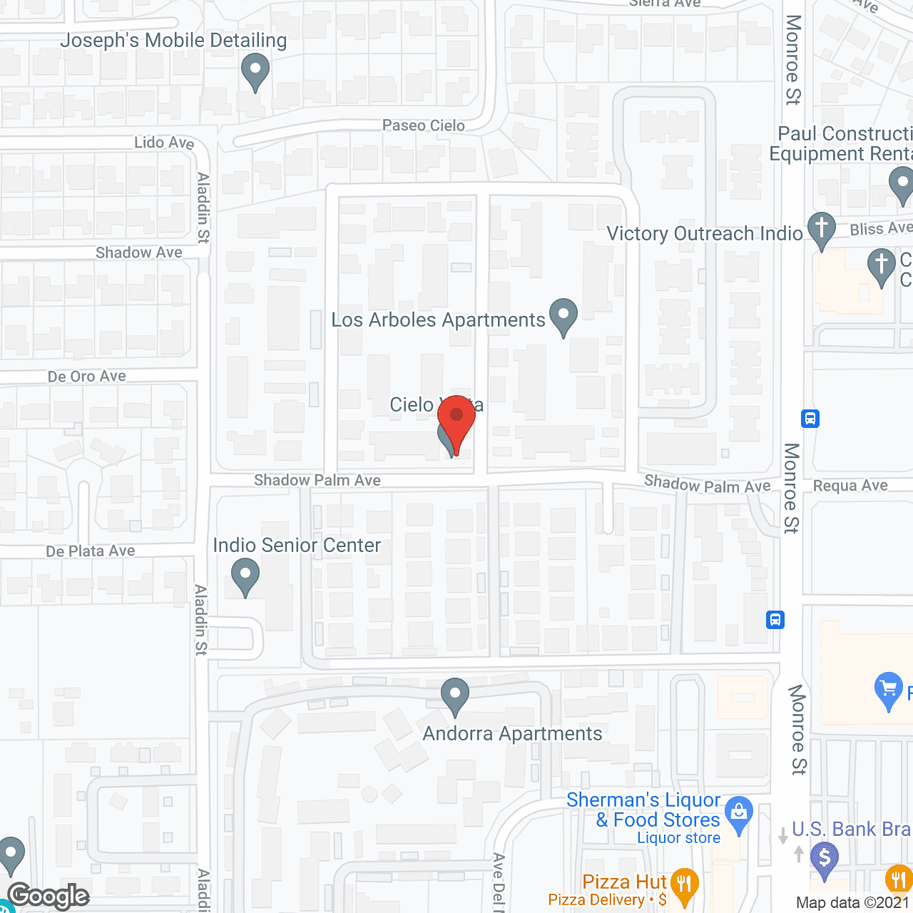 Cielo Vista Apartments in google map