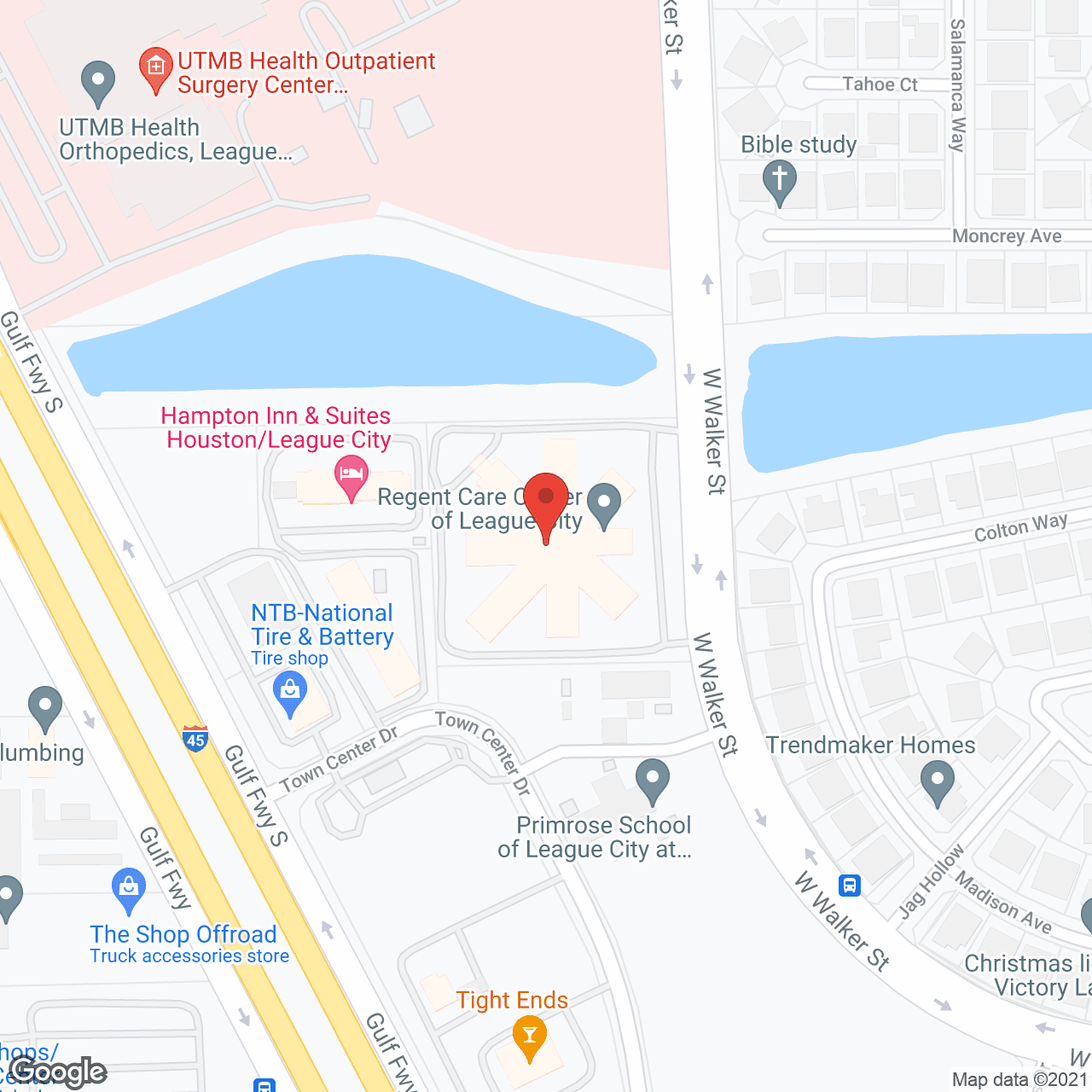 Regent Care Center of League City in google map