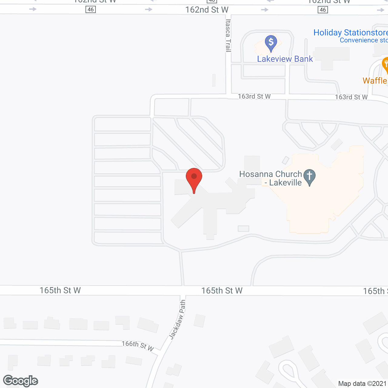 The Fountains at Hosanna in google map