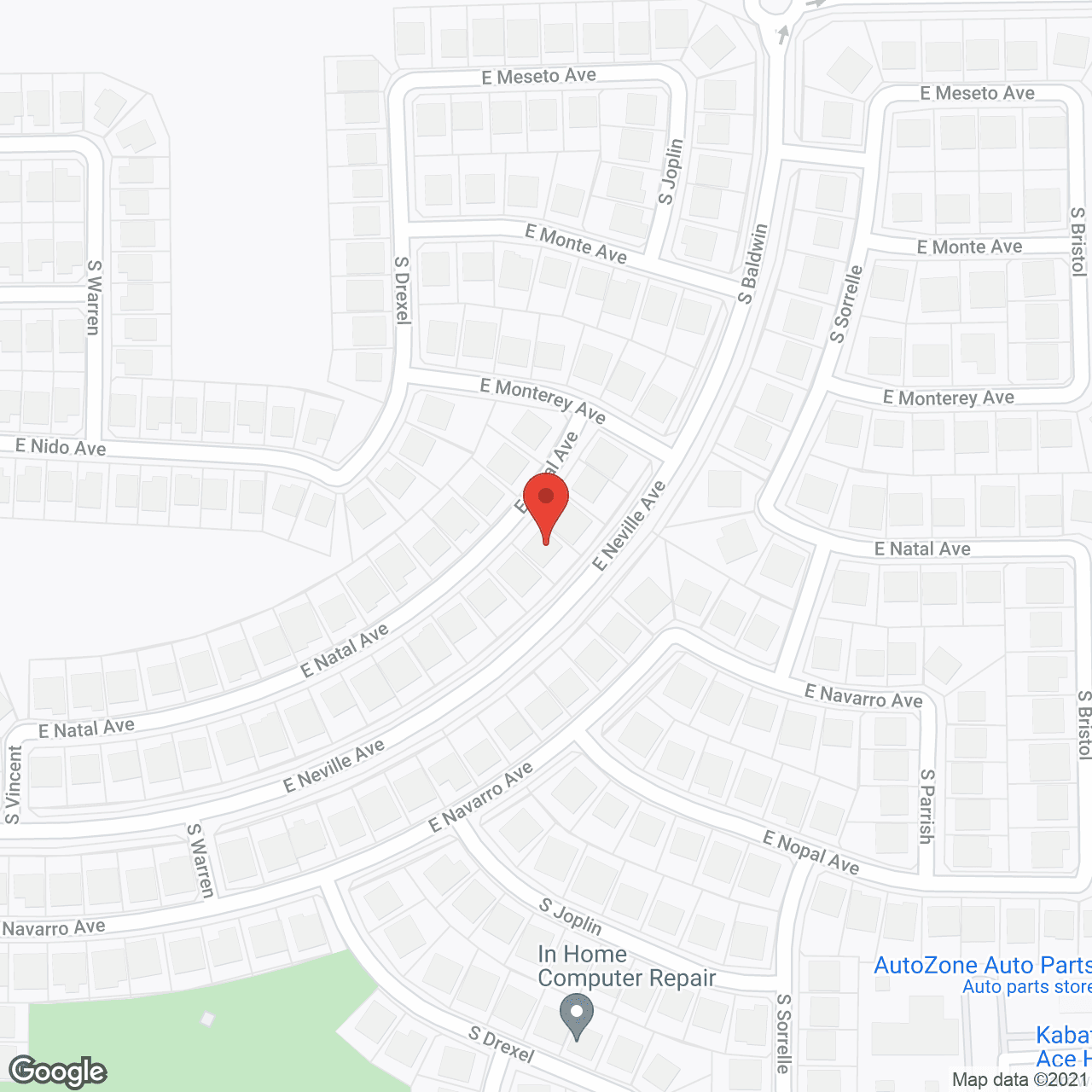Golden Haven Assisted Living Home in google map