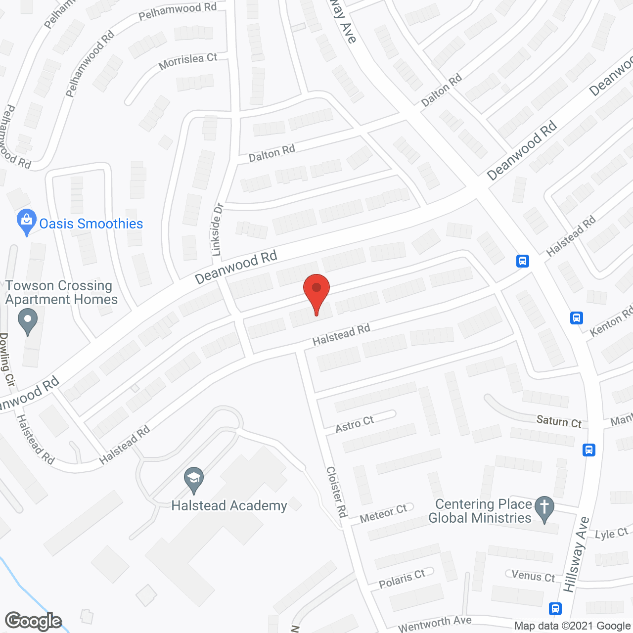 Autumn Springs in google map