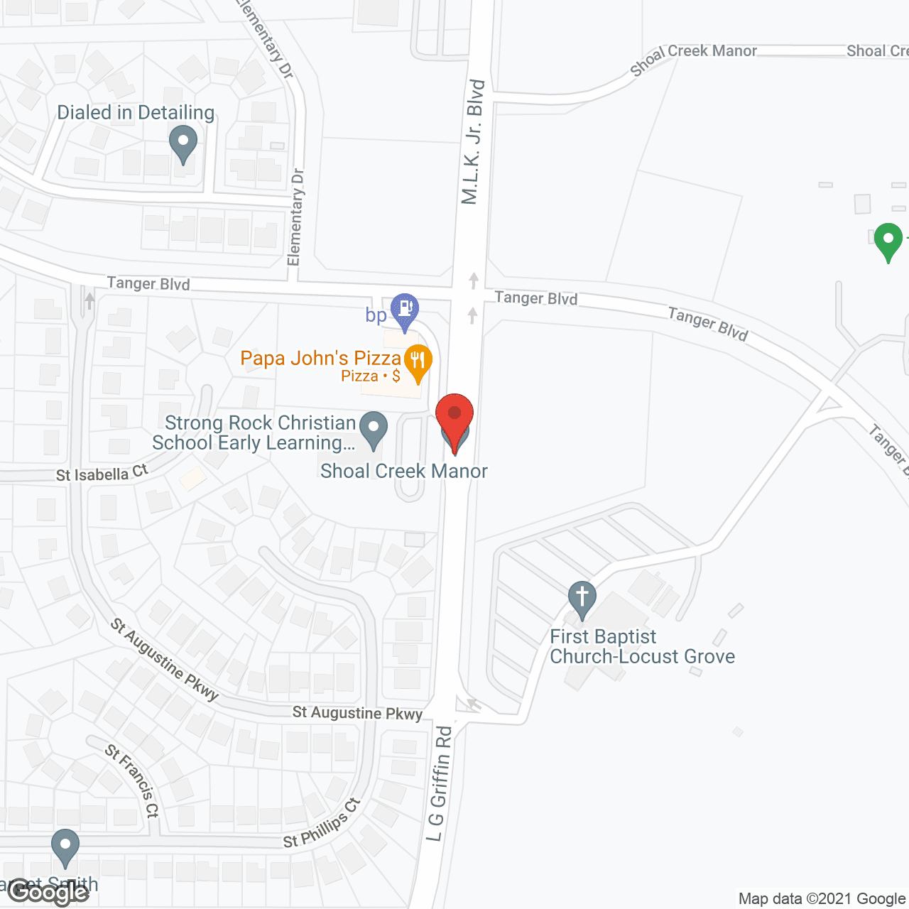 Shoal Creek Manor in google map