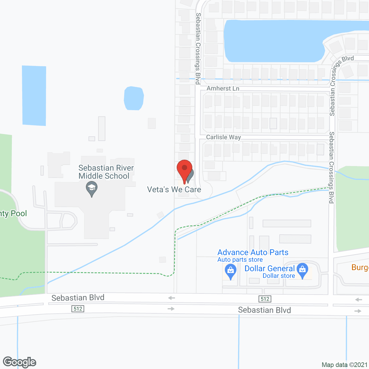 Veta's We Care Assisted Living Facility in google map