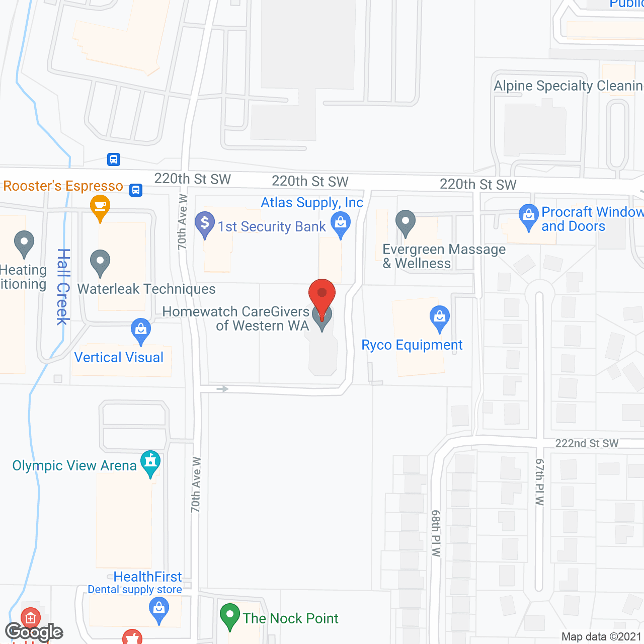 Homewatch CareGivers of Mountlake, WA in google map