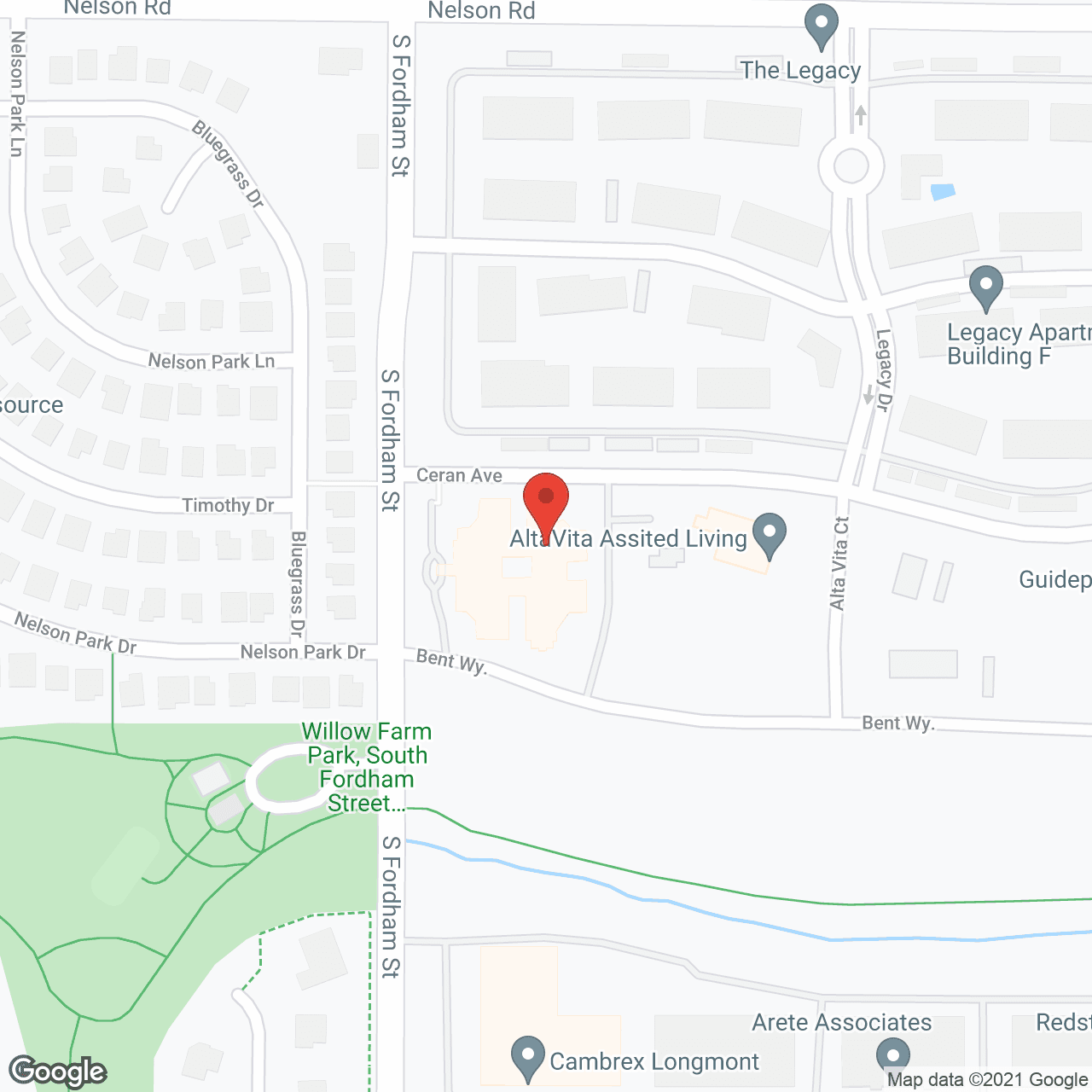 AltaVita Assisted Living Memory Care Centre in google map