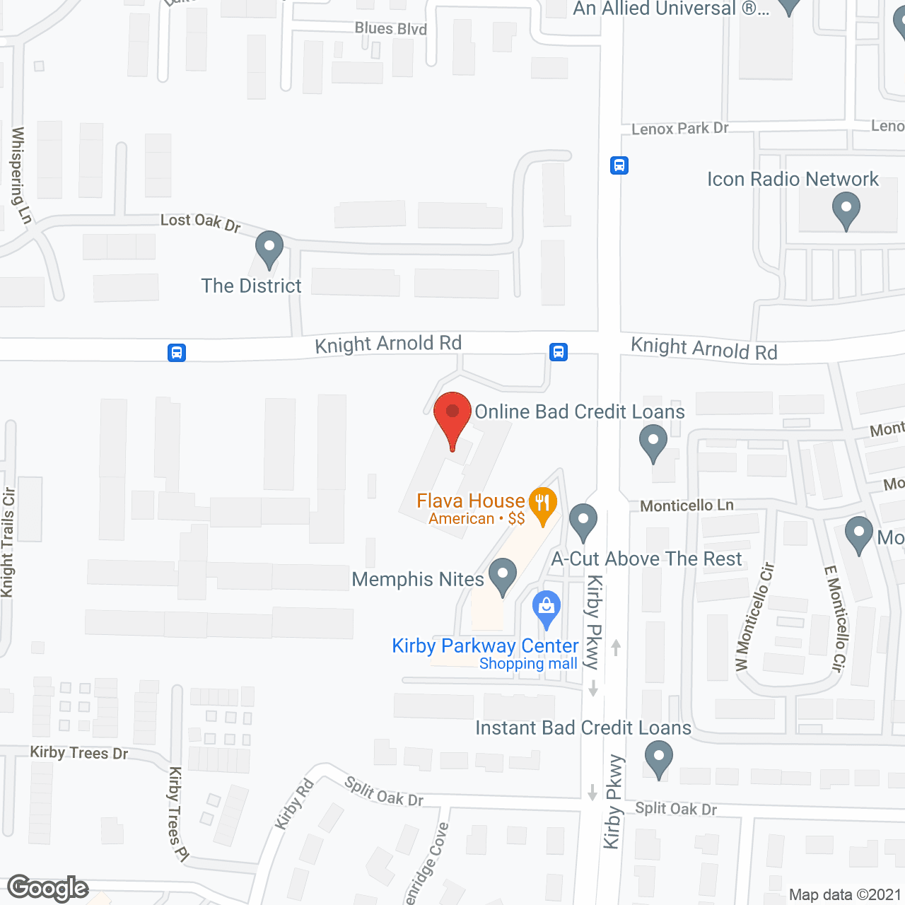 Legacy Assisted Living and Memory Care at Lenox in google map