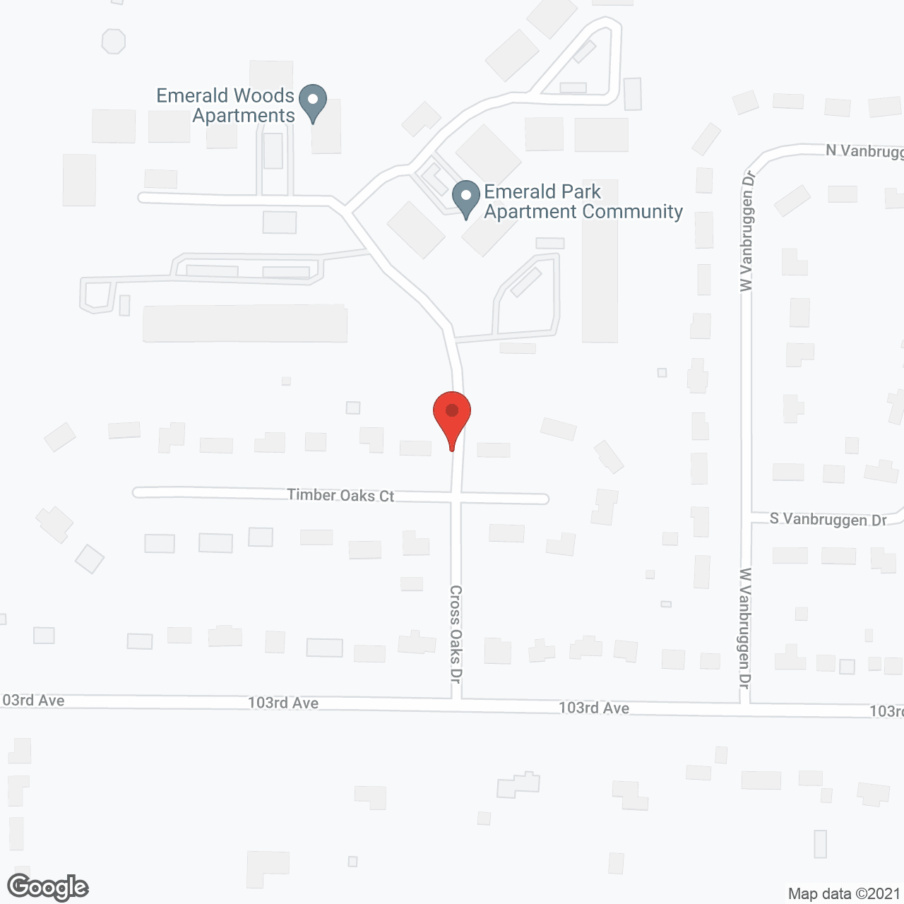 Emerald Park Apartments in google map