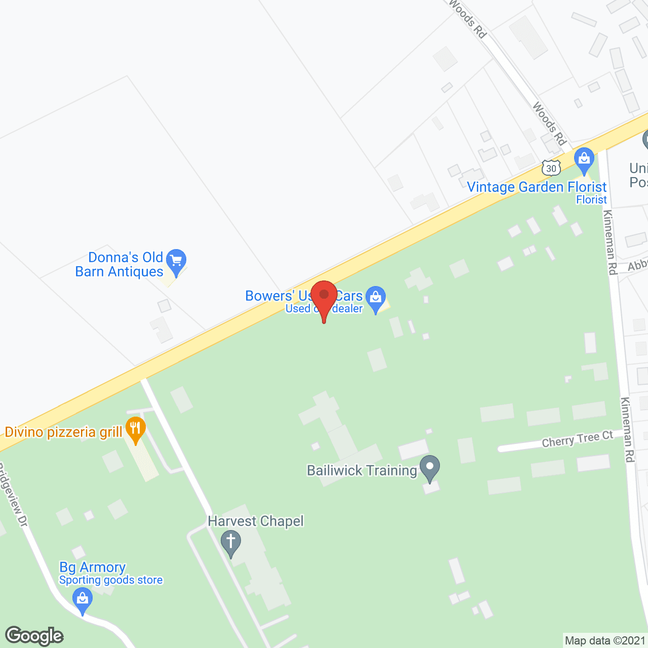 Serene Meadows in google map