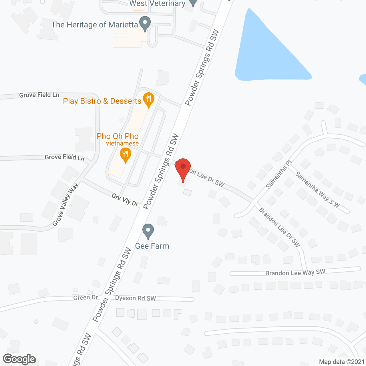 Ebenezer Care Home in google map