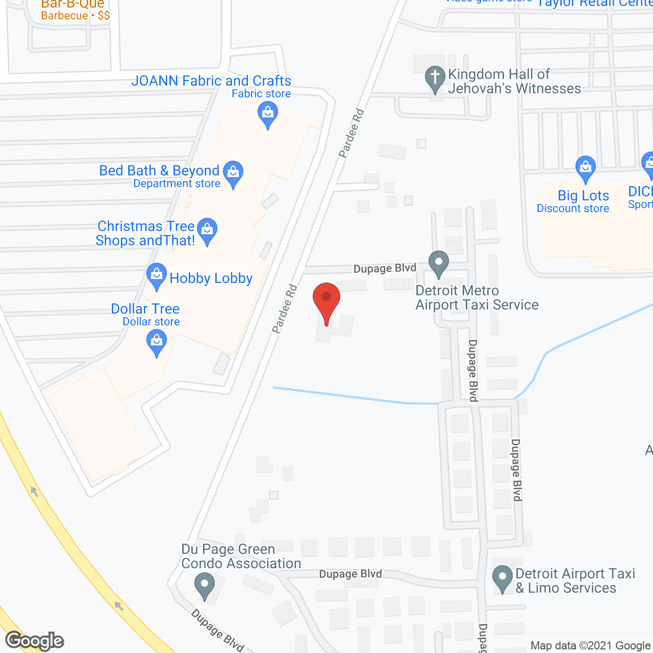 Homestead Pardee in google map