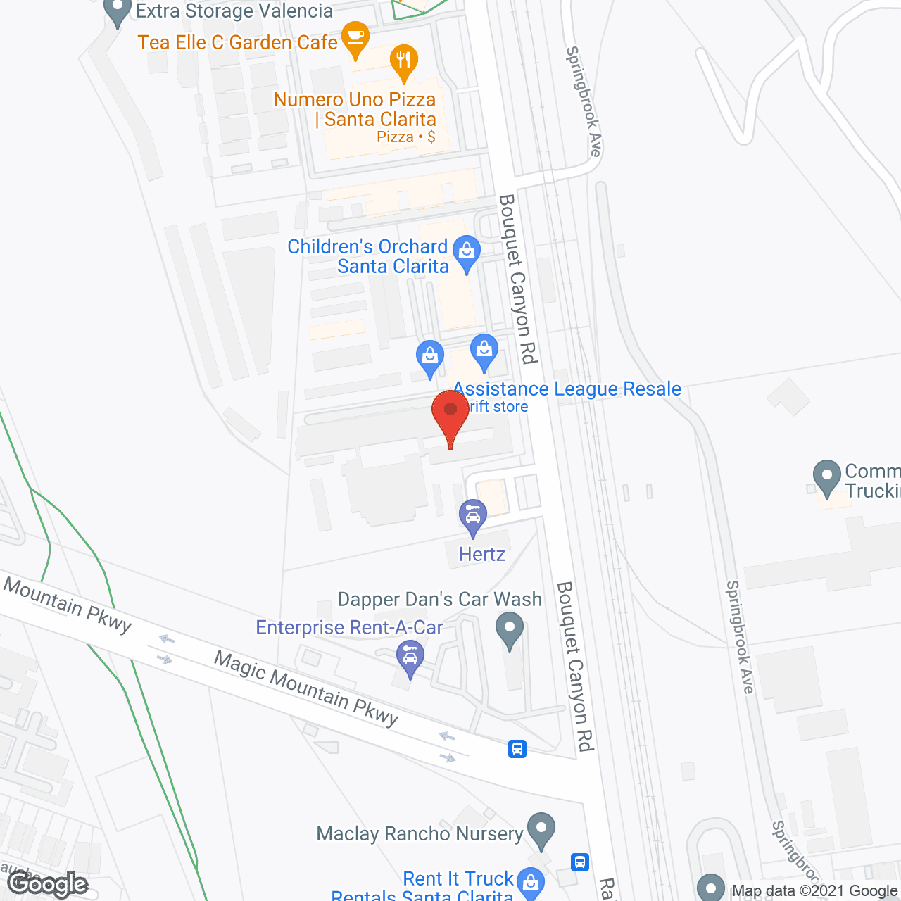 Canyon Club Apartments in google map