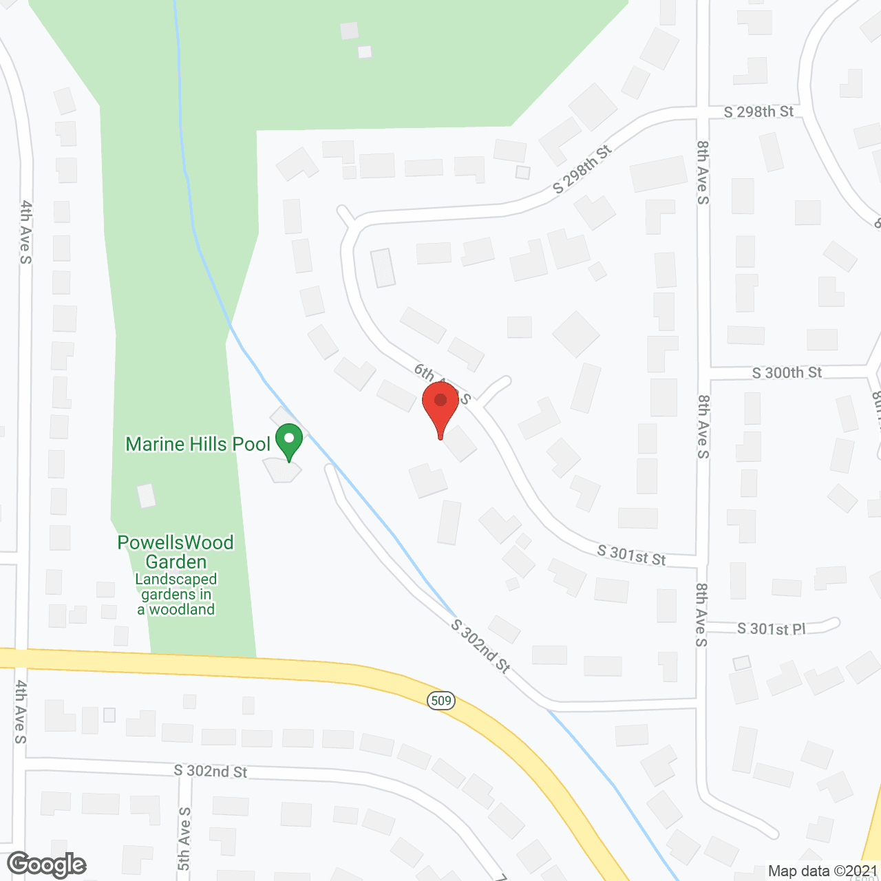 A Marine Hills Adult Family Home LLC in google map