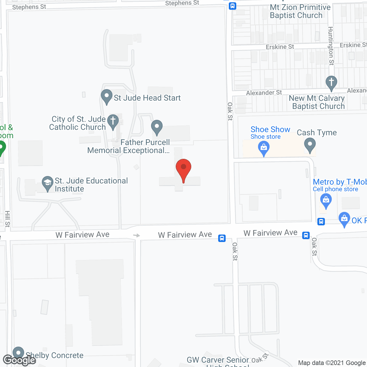 St. Jude Apartments in google map