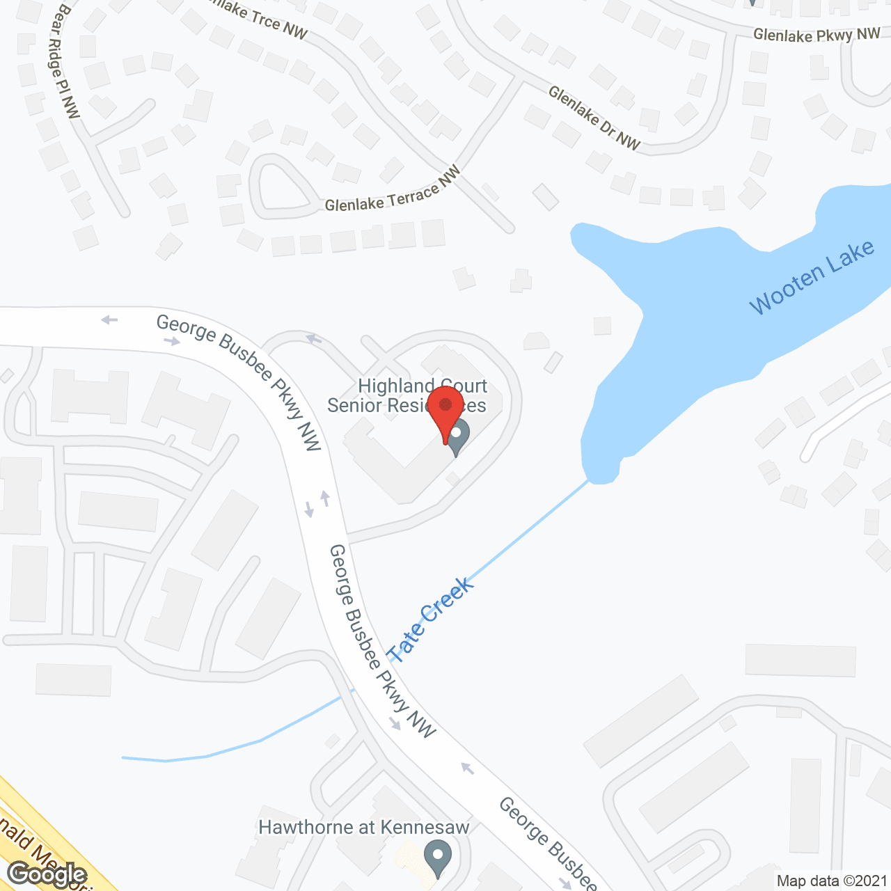 Highland Court Senior Residence in google map
