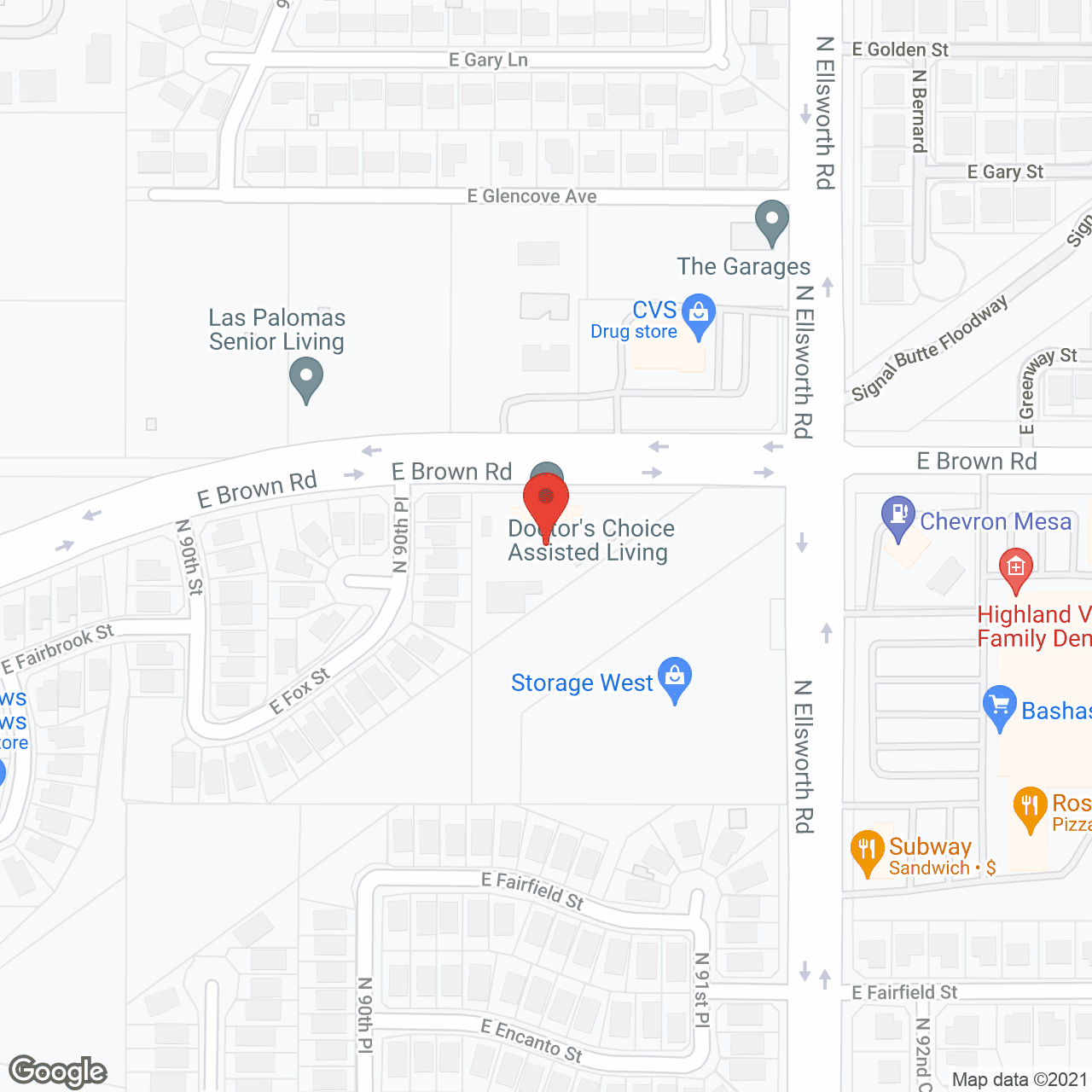 Doctor's Choice Assisted Living LLC in google map