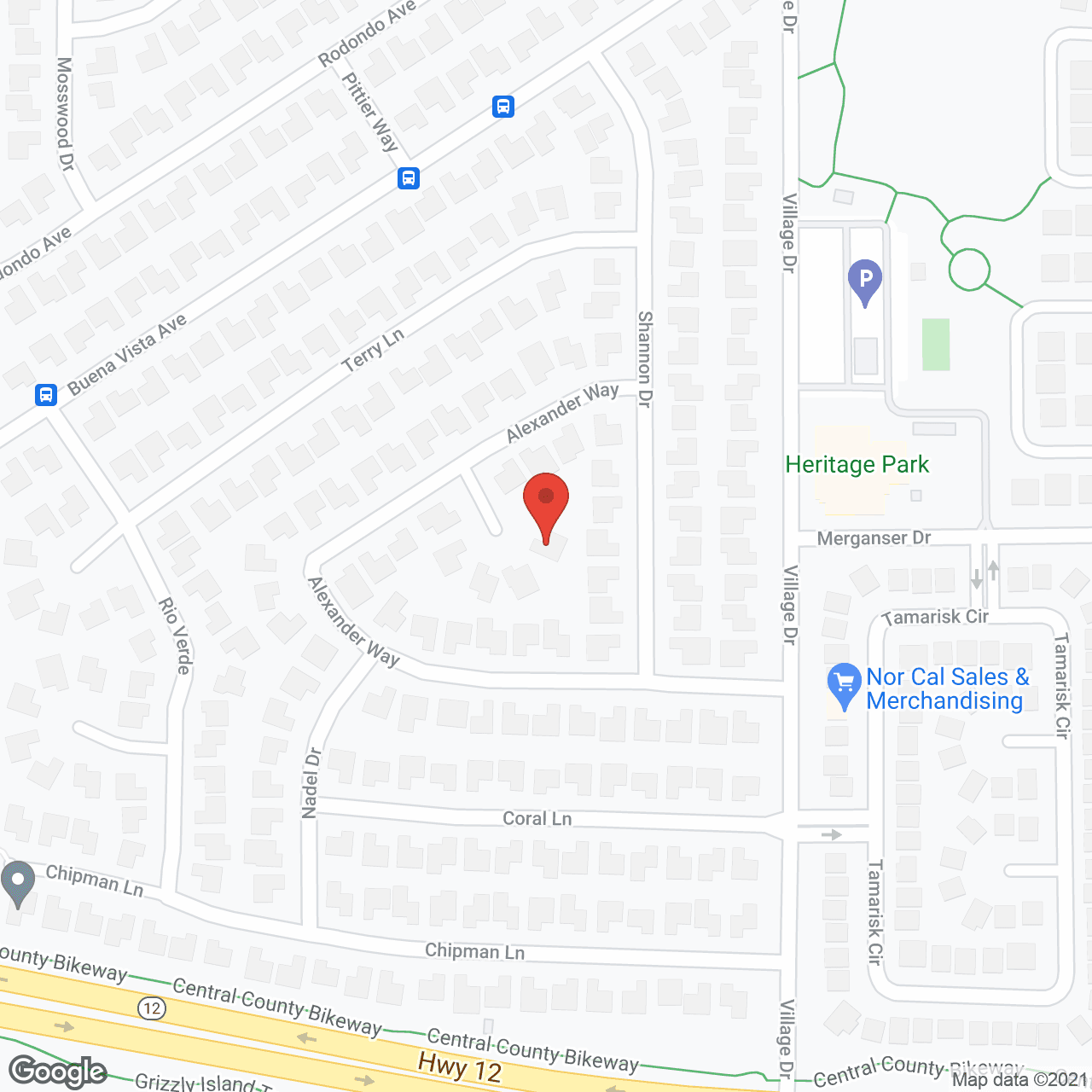 A and E Quality Care Home Inc. in google map
