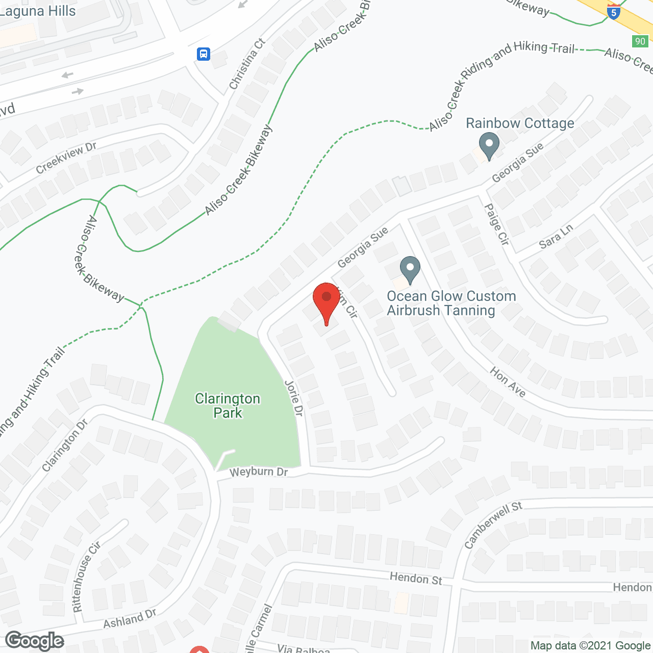 Tender Care Laguna Hills in google map