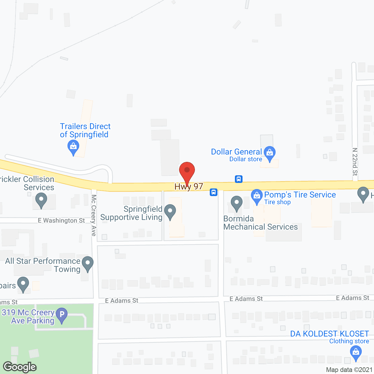 Springfield Supportive Living Center in google map